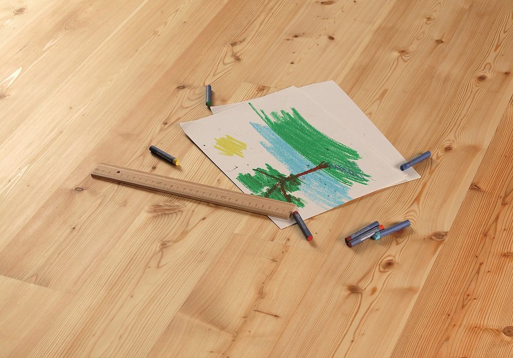 Modřínová podlaha