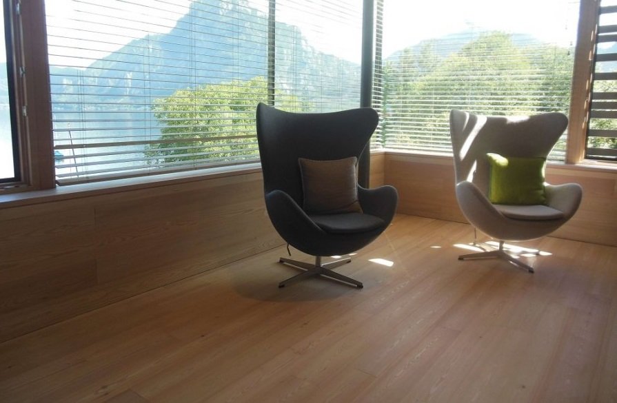 Modřínové masivní podlahy